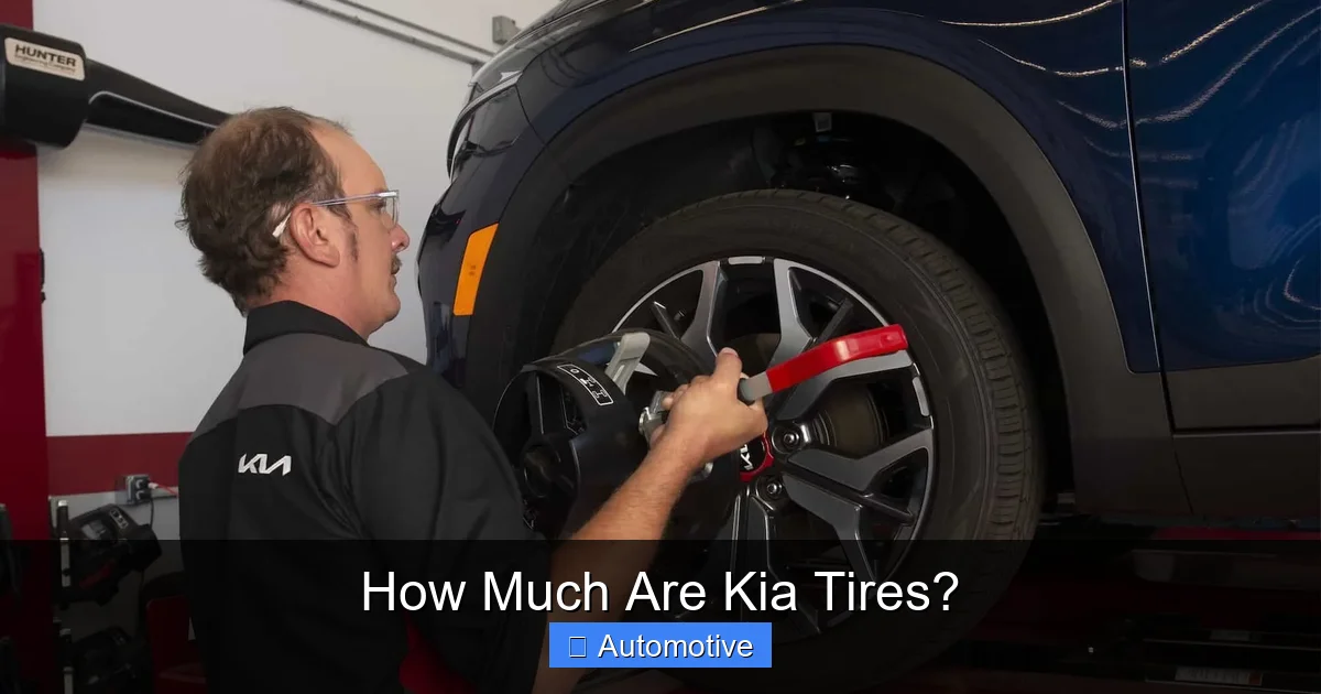 How Much Are Kia Tires?