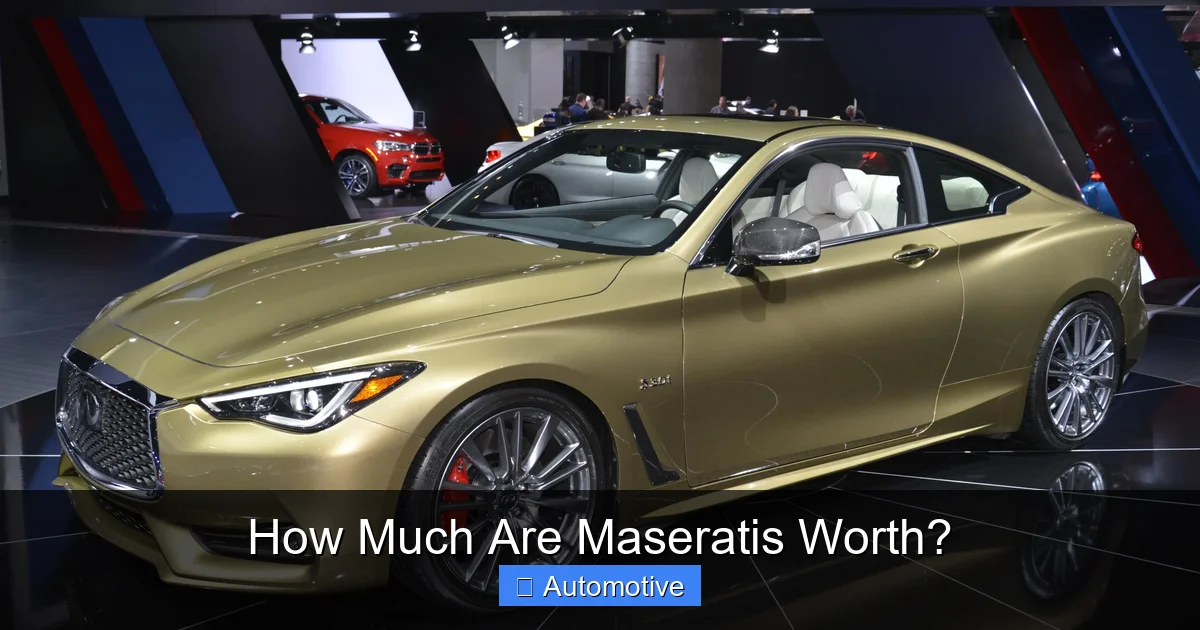 How Much Are Maseratis Worth?
