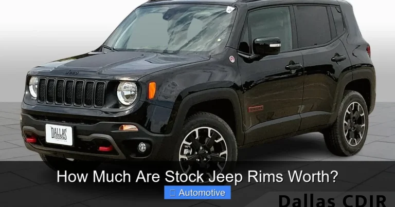 How Much Are Stock Jeep Rims Worth?