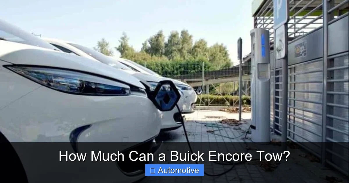 How Much Can a Buick Encore Tow?