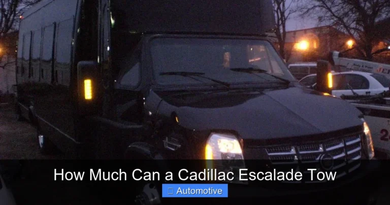 How Much Can a Cadillac Escalade Tow