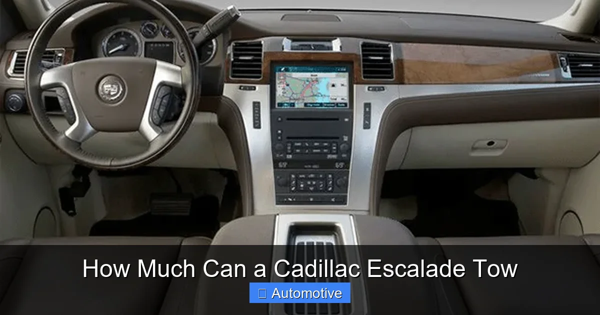 How Much Can a Cadillac Escalade Tow