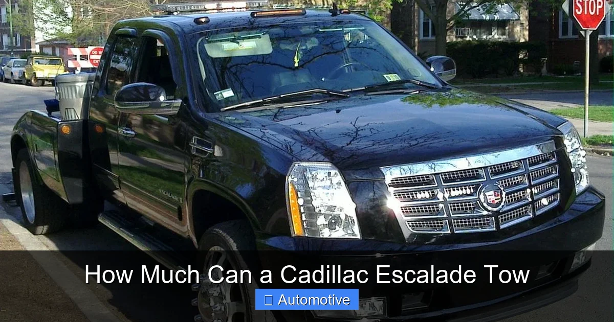 How Much Can a Cadillac Escalade Tow