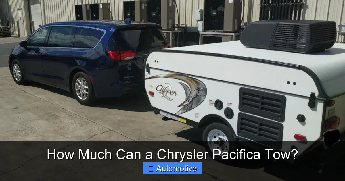 How Much Can a Chrysler Pacifica Tow?
