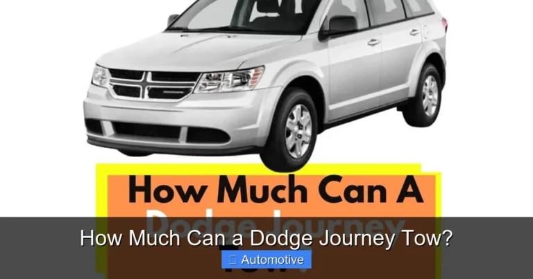 How Much Can a Dodge Journey Tow?