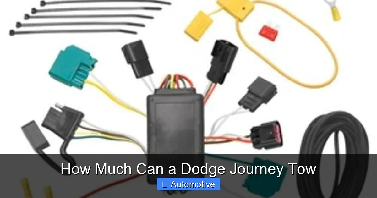 How Much Can a Dodge Journey Tow