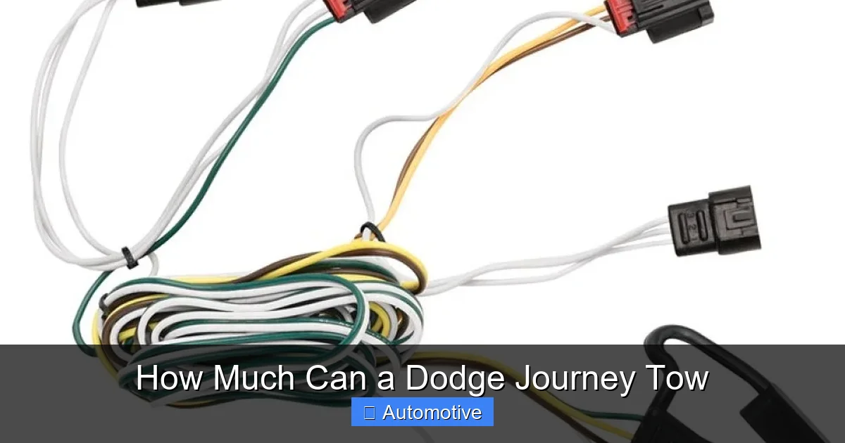 How Much Can a Dodge Journey Tow