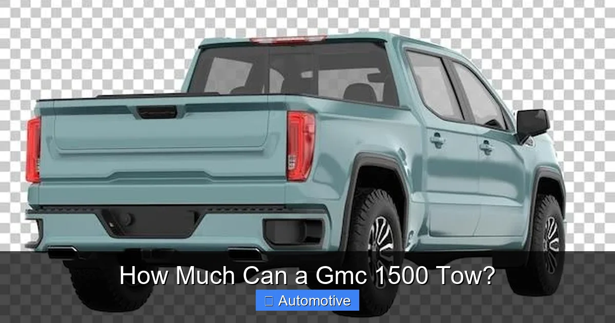 How Much Can a Gmc 1500 Tow?