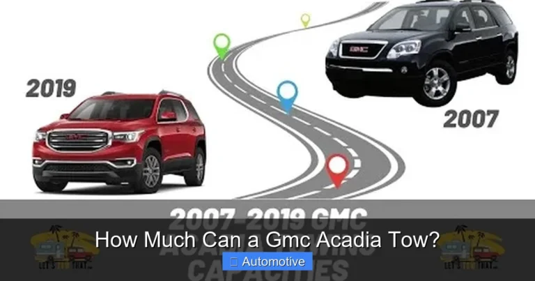 How Much Can a Gmc Acadia Tow?
