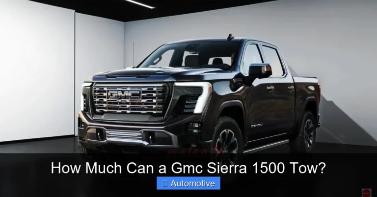 How Much Can a Gmc Sierra 1500 Tow?