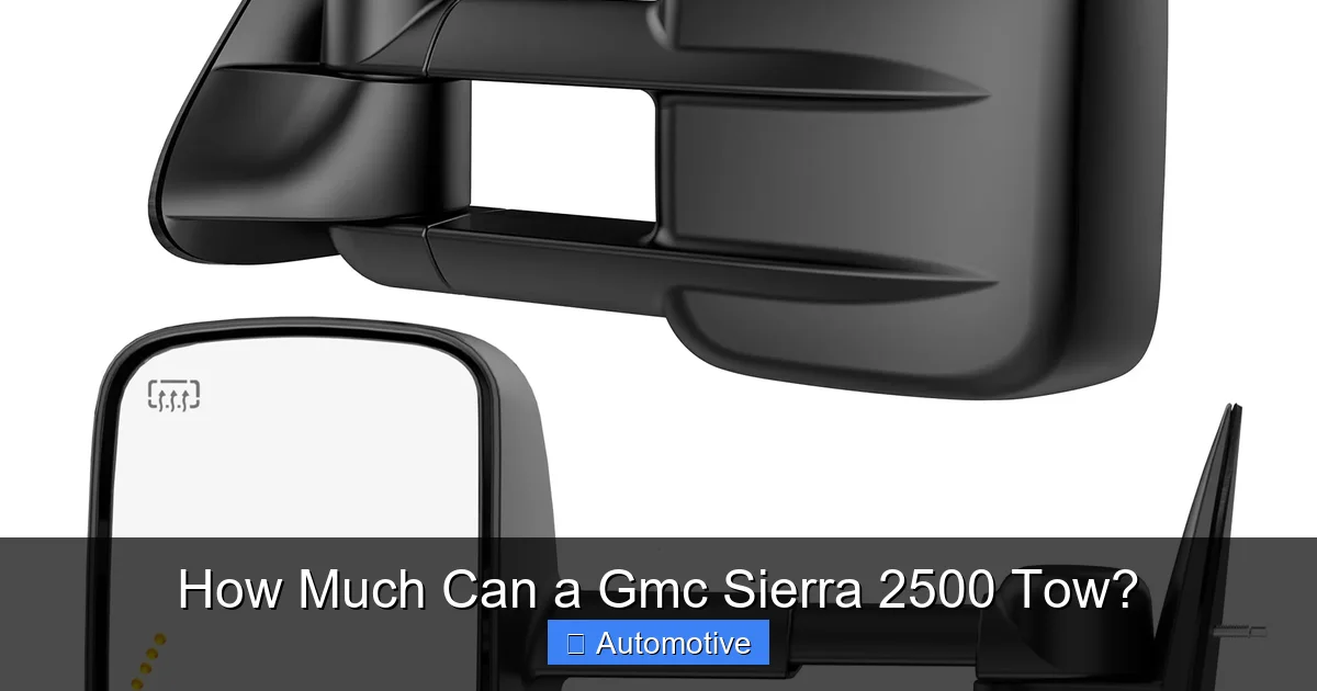How Much Can a Gmc Sierra 2500 Tow?