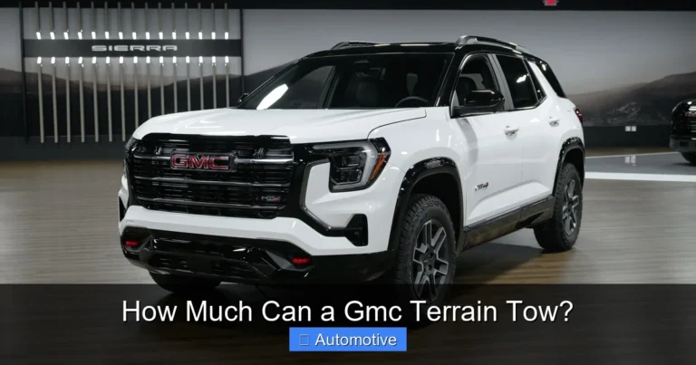 How Much Can a Gmc Terrain Tow?
