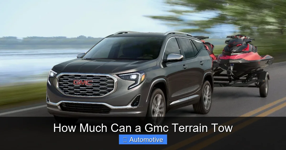 How Much Can a Gmc Terrain Tow