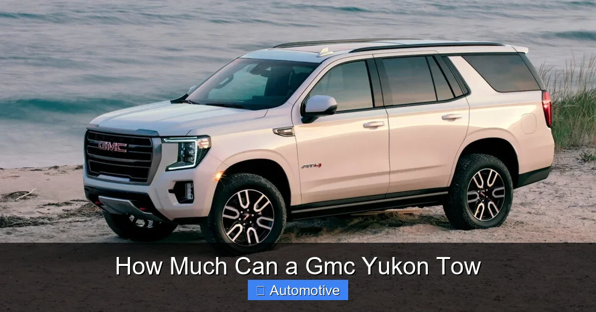 How Much Can a Gmc Yukon Tow