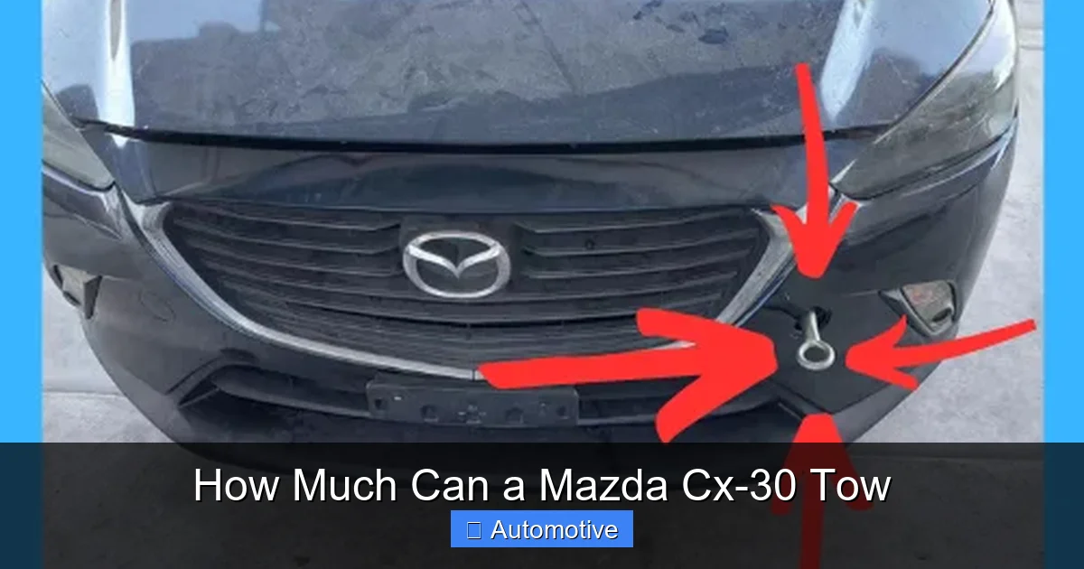 How Much Can a Mazda Cx-30 Tow