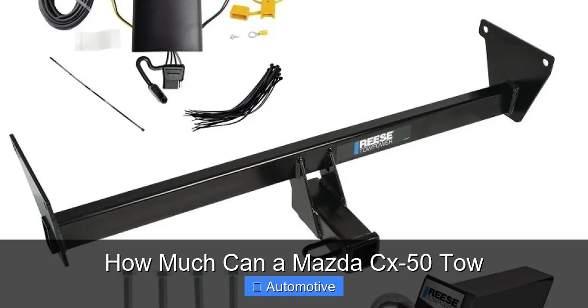 How Much Can a Mazda Cx-50 Tow