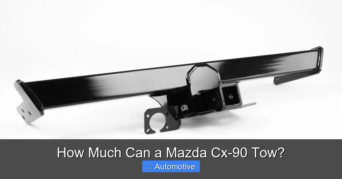 How Much Can a Mazda Cx-90 Tow?