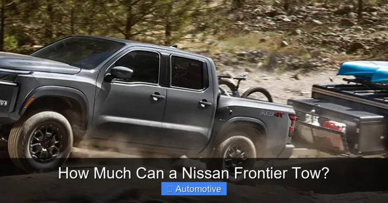 How Much Can a Nissan Frontier Tow?