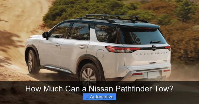 How Much Can a Nissan Pathfinder Tow?