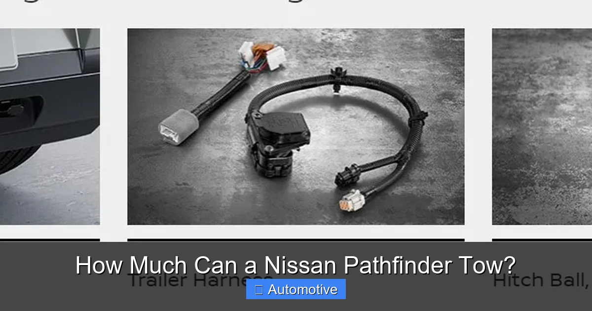 How Much Can a Nissan Pathfinder Tow?