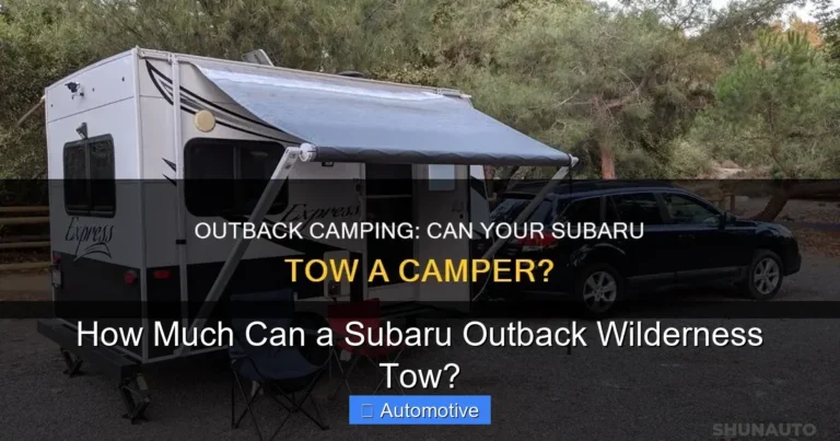 How Much Can a Subaru Outback Wilderness Tow?