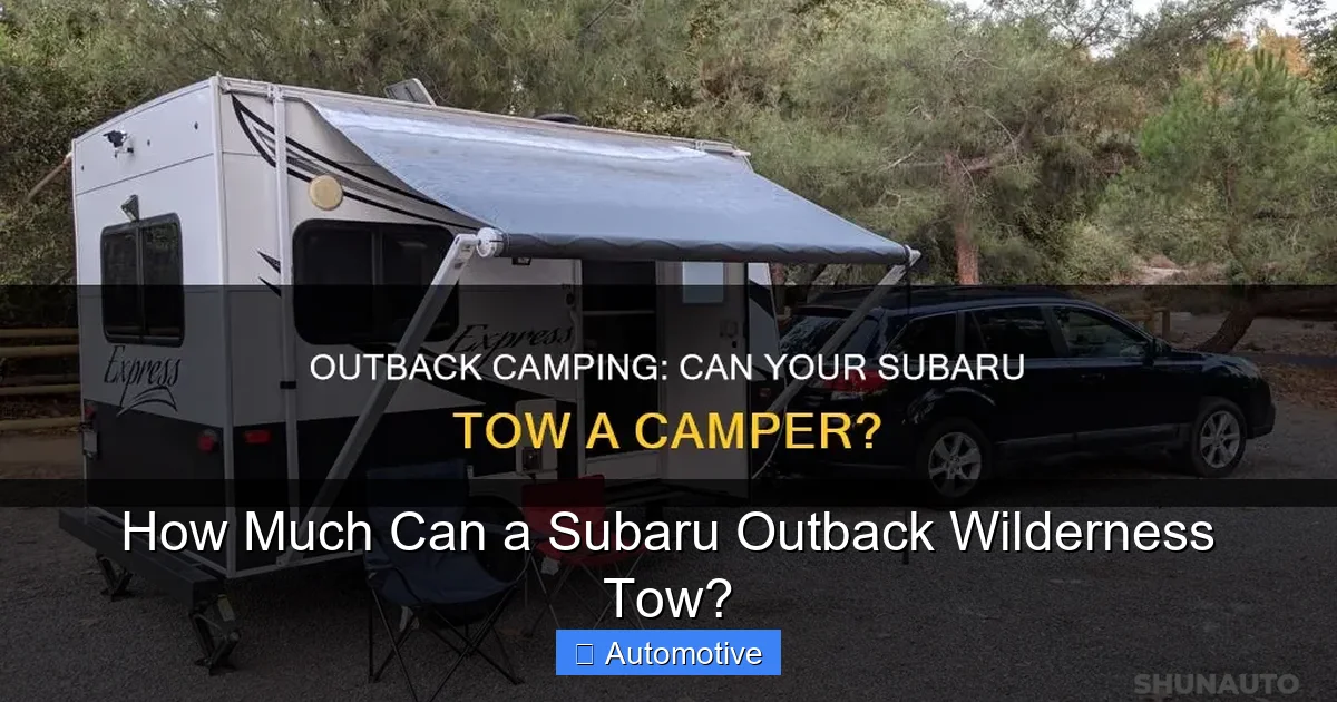 Terrific How Much Can A Subaru Tow Images