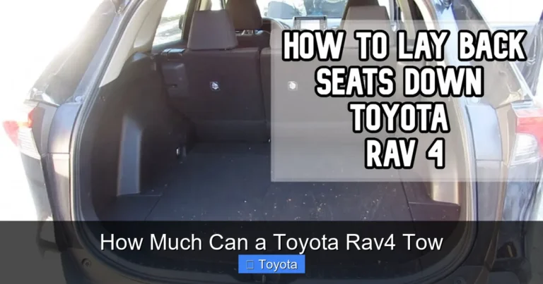 How Much Can a Toyota Rav4 Tow