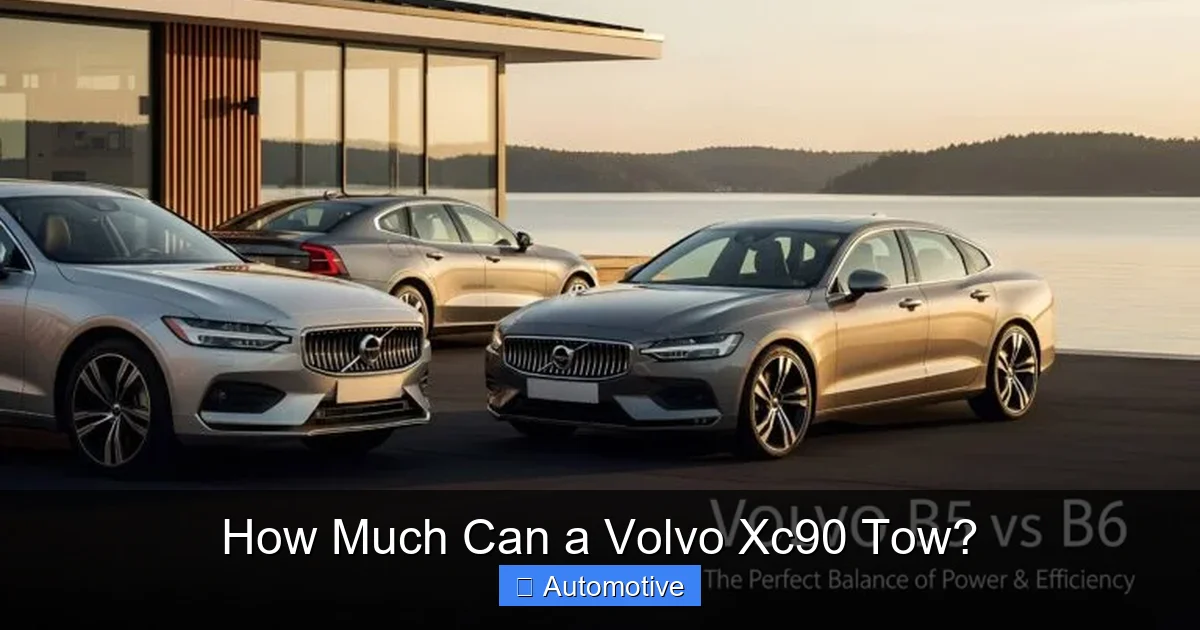How Much Can a Volvo Xc90 Tow?