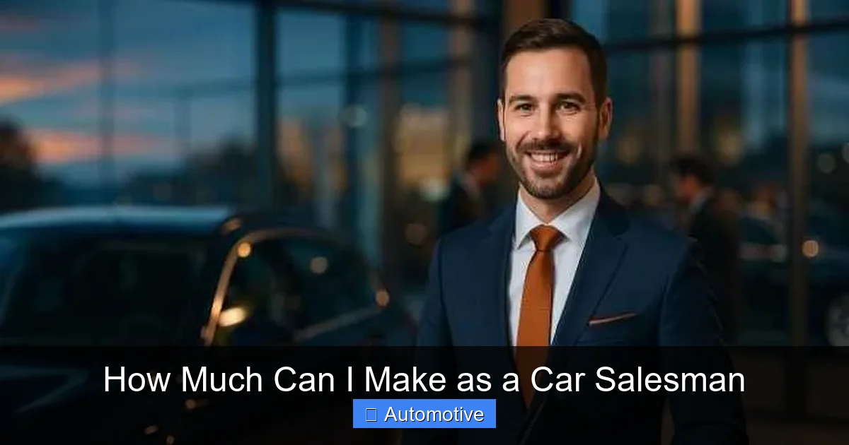 How Much Can I Make as a Car Salesman