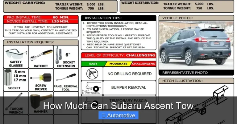 How Much Can Subaru Ascent Tow