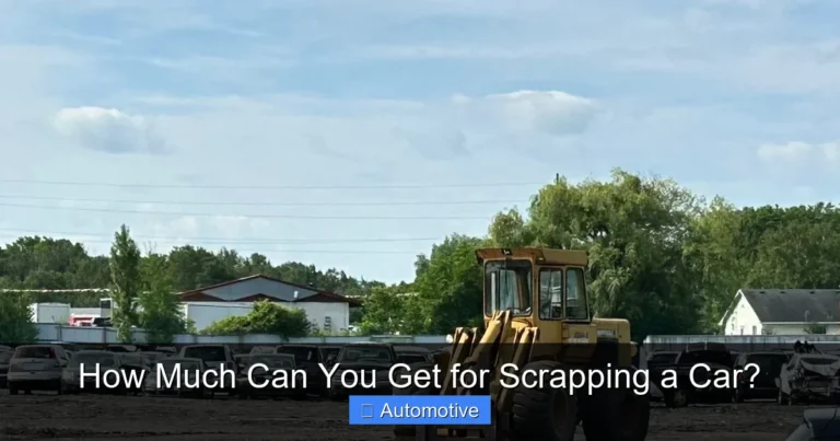 How Much Can You Get for Scrapping a Car?