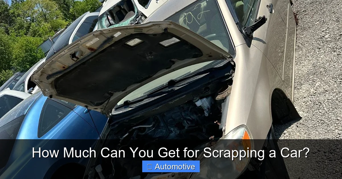 How Much Can You Get for Scrapping a Car?