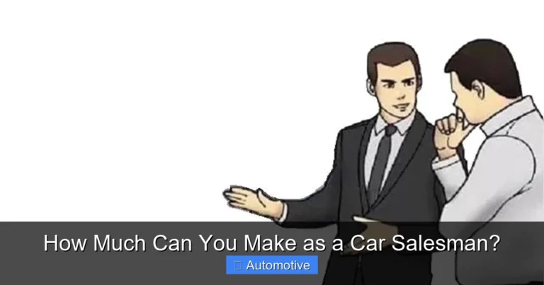 How Much Can You Make as a Car Salesman?