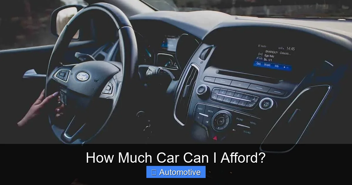 How Much Car Can I Afford?