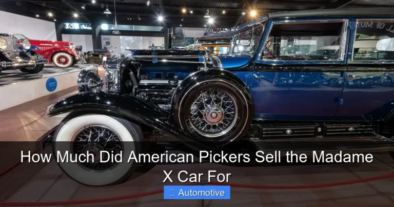 How Much Did American Pickers Sell the Madame X Car For
