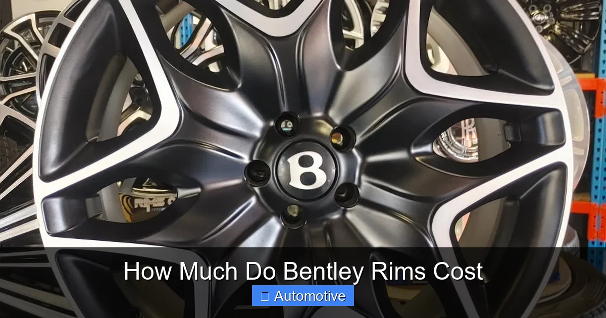 How Much Do Bentley Rims Cost