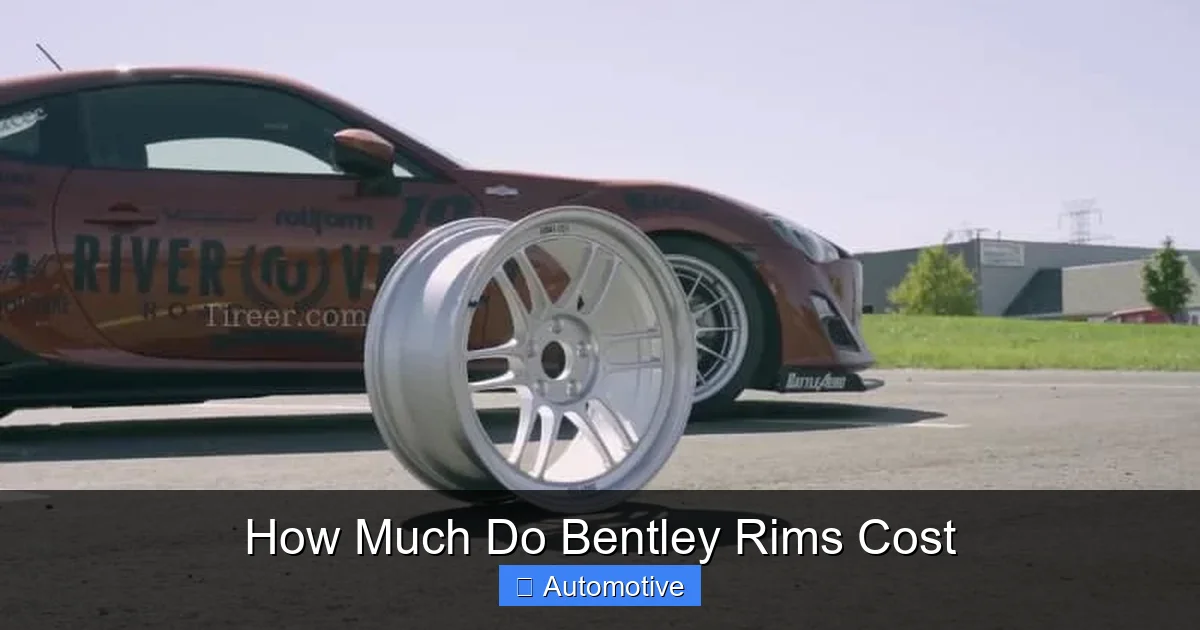 How Much Do Bentley Rims Cost