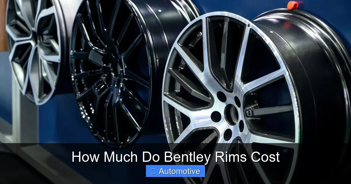 How Much Do Bentley Rims Cost