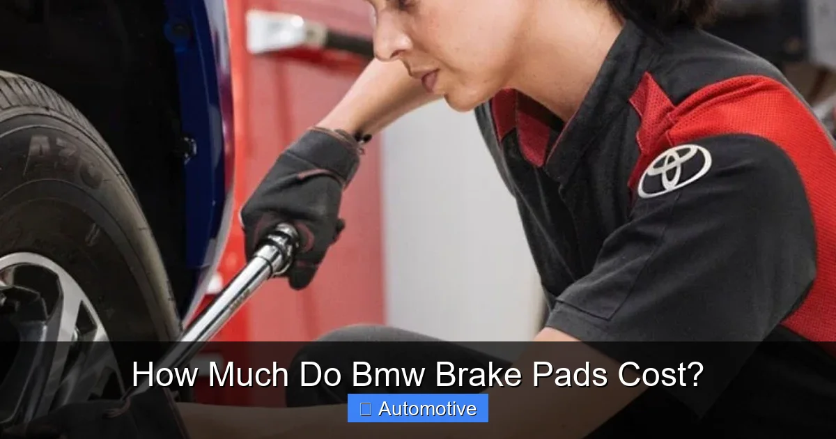 How Much Do Bmw Brake Pads Cost?