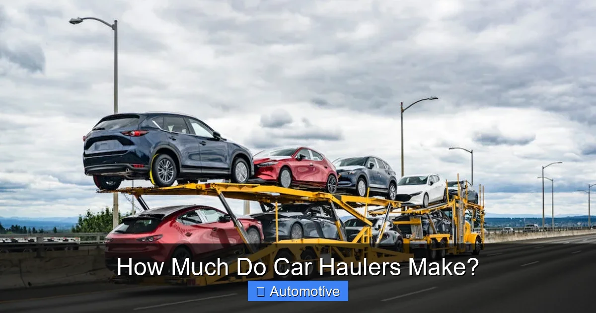 How Much Do Car Haulers Make?
