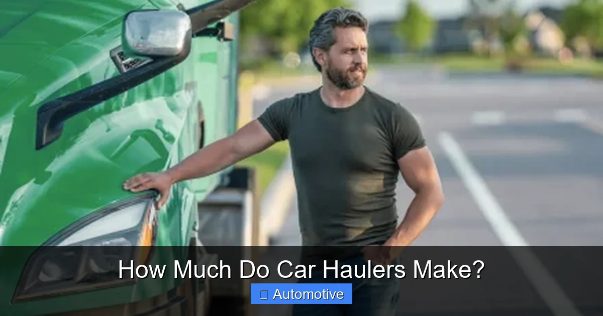 How Much Do Car Haulers Make?