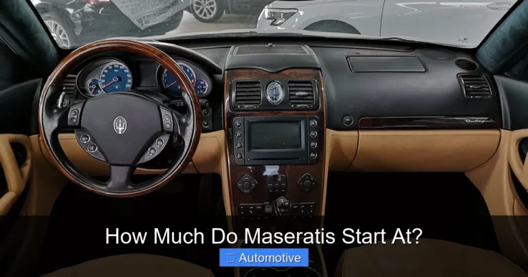 How Much Do Maseratis Start At?
