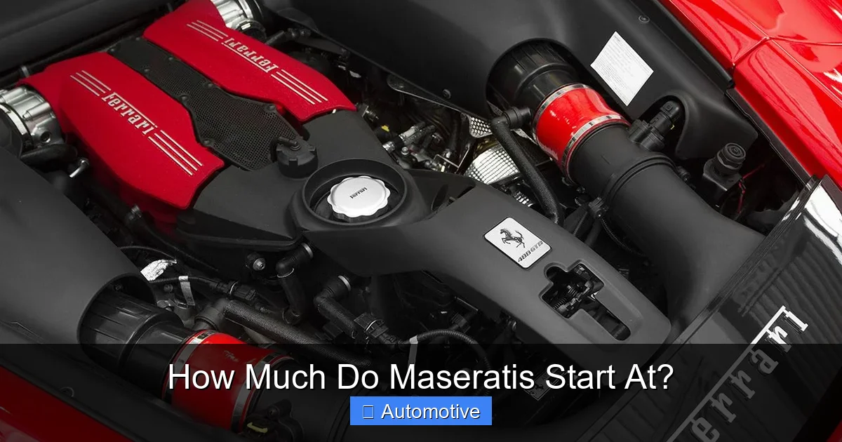 How Much Do Maseratis Start At?