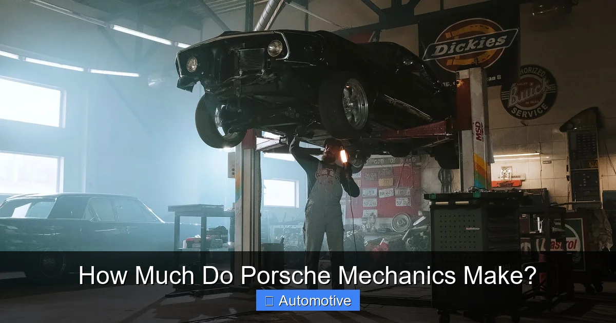 How Much Do Porsche Mechanics Make?