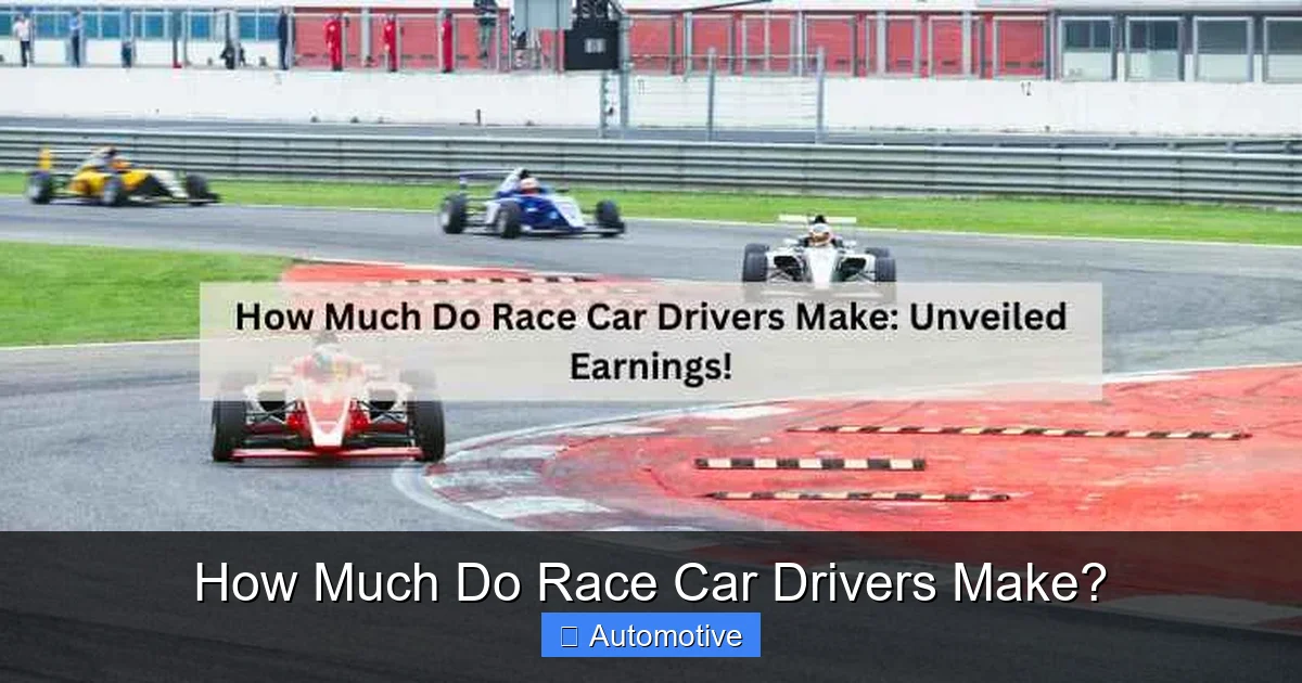 How Much Do Race Car Drivers Make?