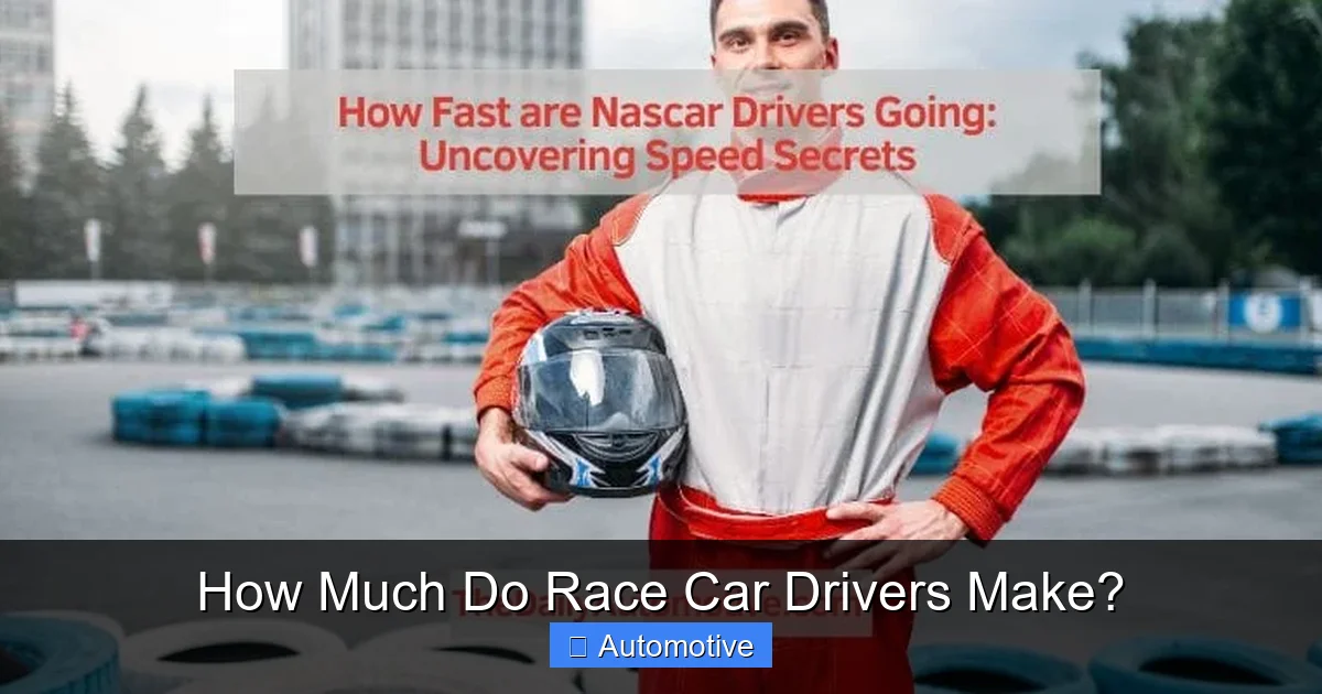 How Much Do Race Car Drivers Make?