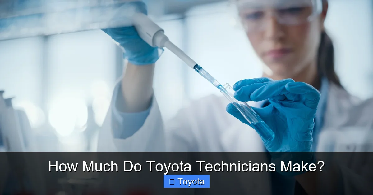 How Much Do Toyota Technicians Make?
