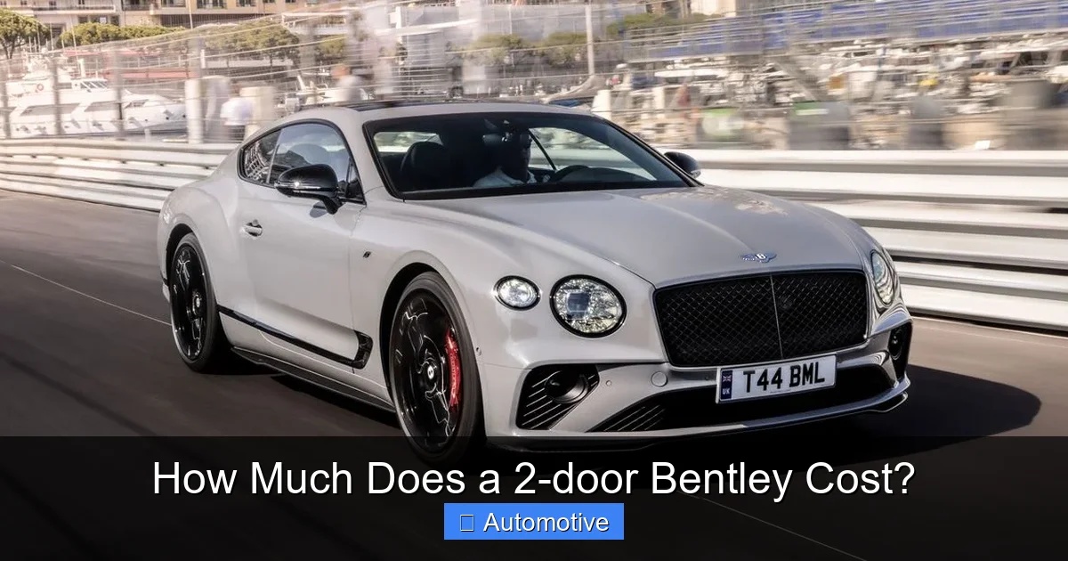 How Much Does a 2-door Bentley Cost?