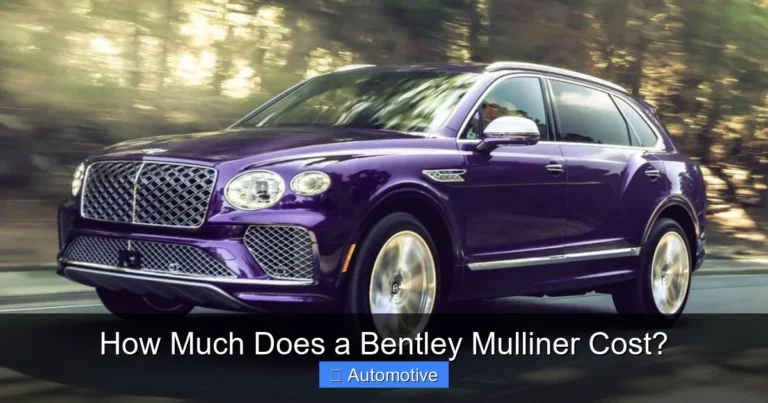 How Much Does a Bentley Mulliner Cost?