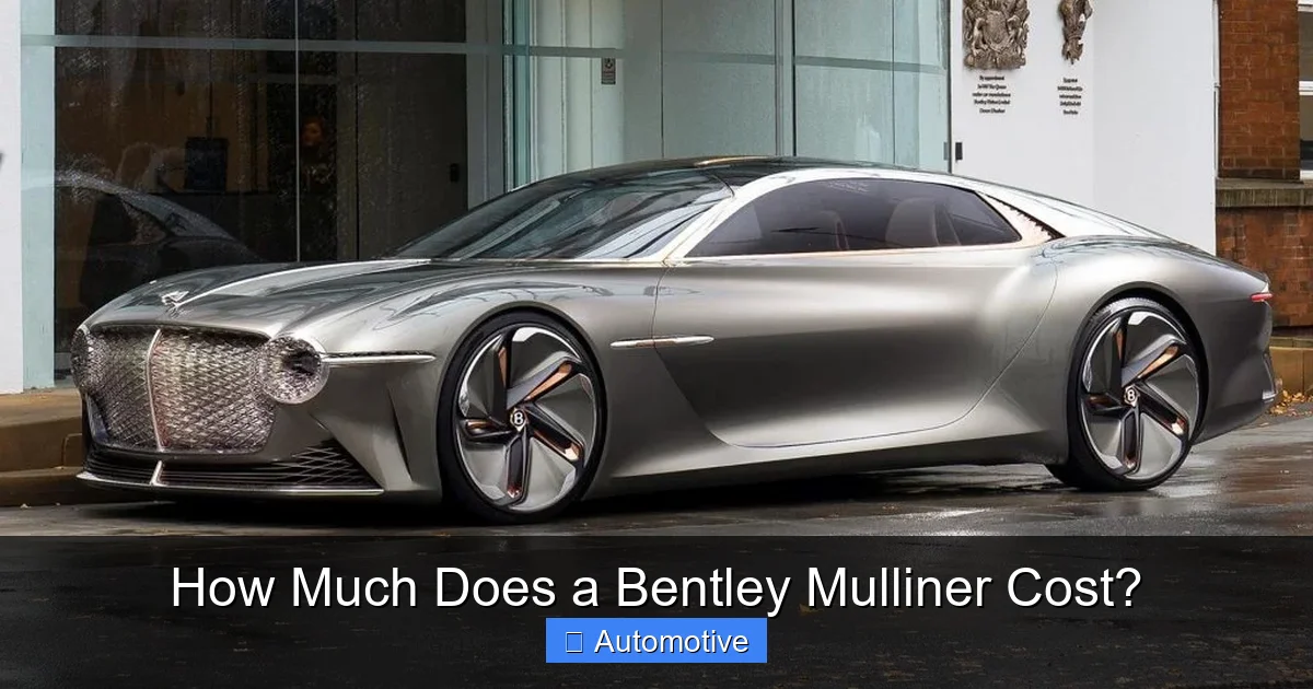 How Much Does a Bentley Mulliner Cost?